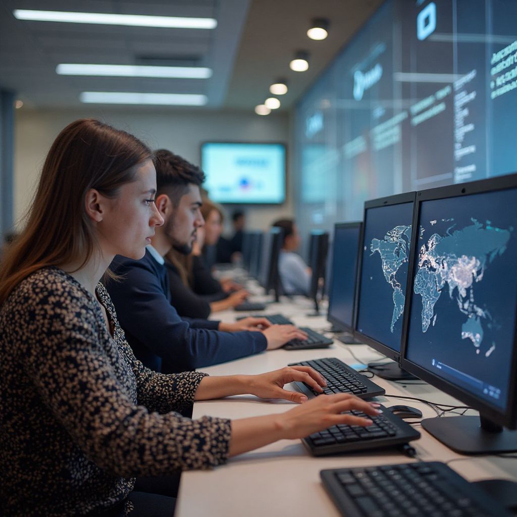 Workshop în desfășurare