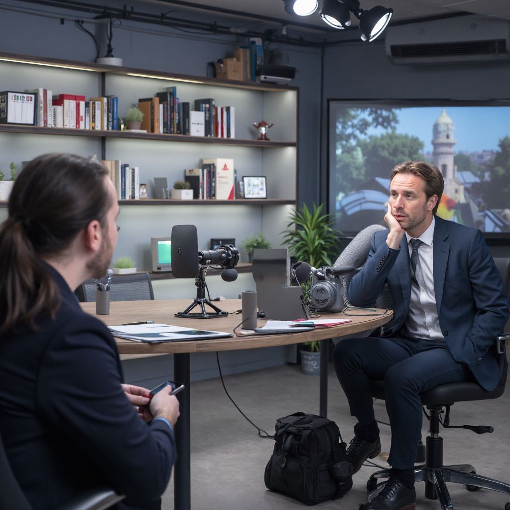 Interviu TV despre AI în România